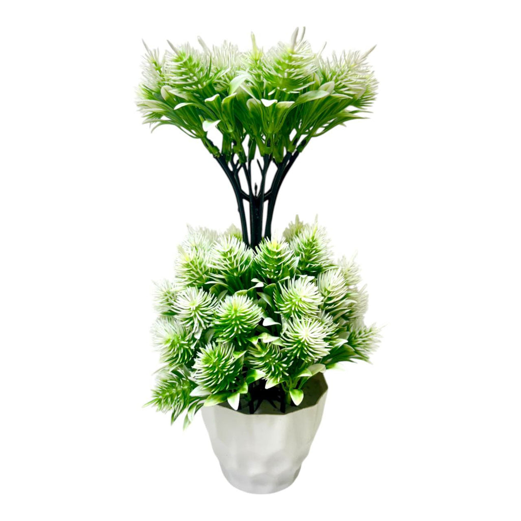 Artificial Plants with Flower Pot for Home Decoration Artificial Plant with Pot  (30 cm, Green)